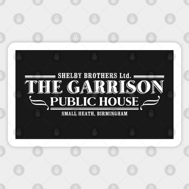 Peaky Blinders - The Garrison Pub Magnet by Dopamine Creative